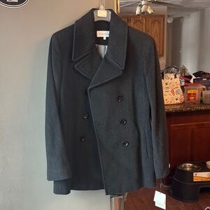 NWT Calvin Klein Women’s Charcoal Peacoat (Wool Blend)